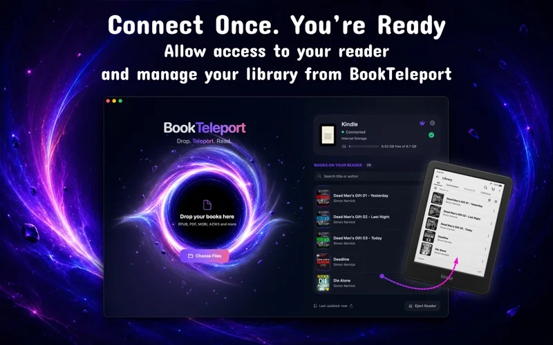 Official App Store material: BookTeleport