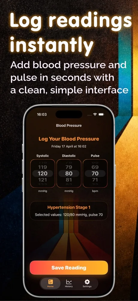 Official App Store material: BP Tracker