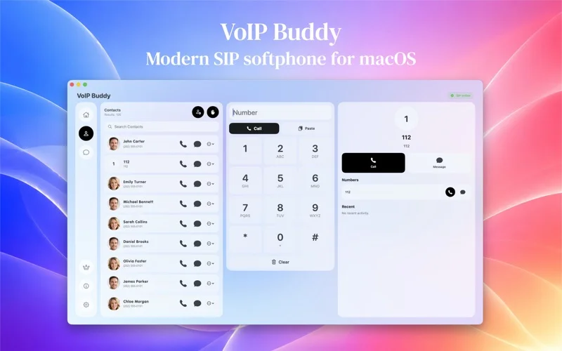 Official App Store material: VoIP Buddy