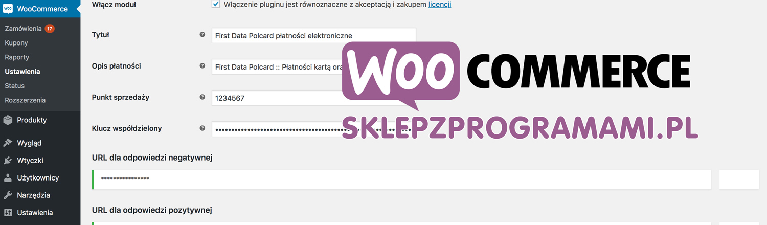 First Data Polcard WooCommerce